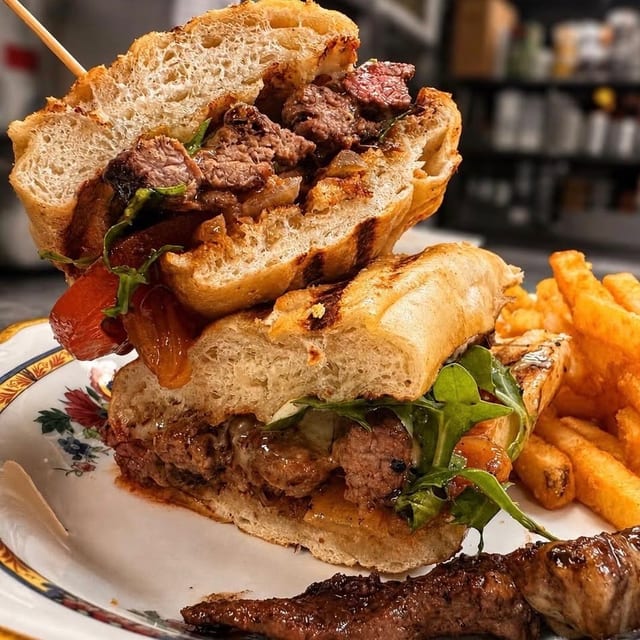 Steak Panini.